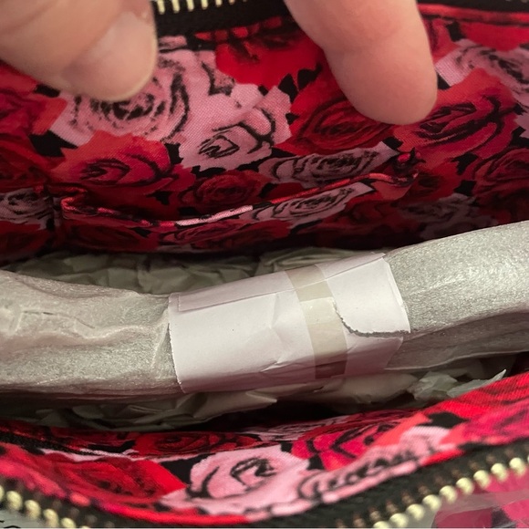 Vera Bradley Vera Mini Black Quilted Crossbody - Picture 3 of 4